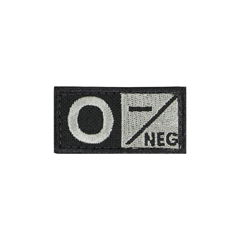 Parche velcro grupo sanguíneo B POS 5 x 2,5 cm