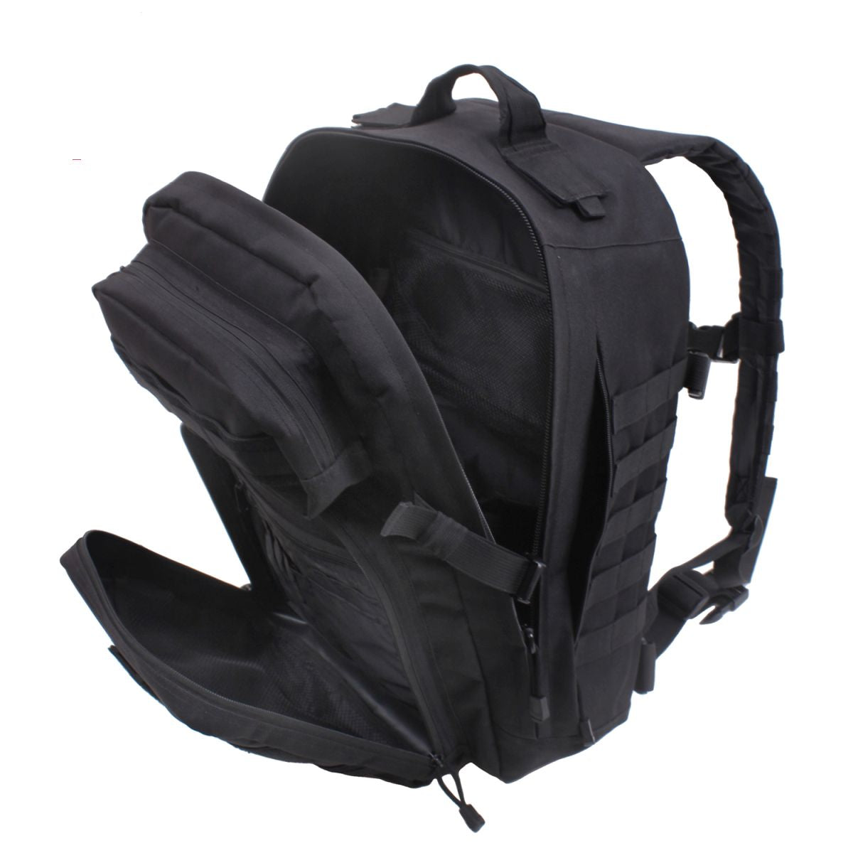 Mochila táctica FAST MOVER negra 35 L con sistema PALS/MOLLE y bolsillo para portátil 15"