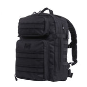 Mochila táctica FAST MOVER negra 35 L con sistema PALS/MOLLE y bolsillo para portátil 15"