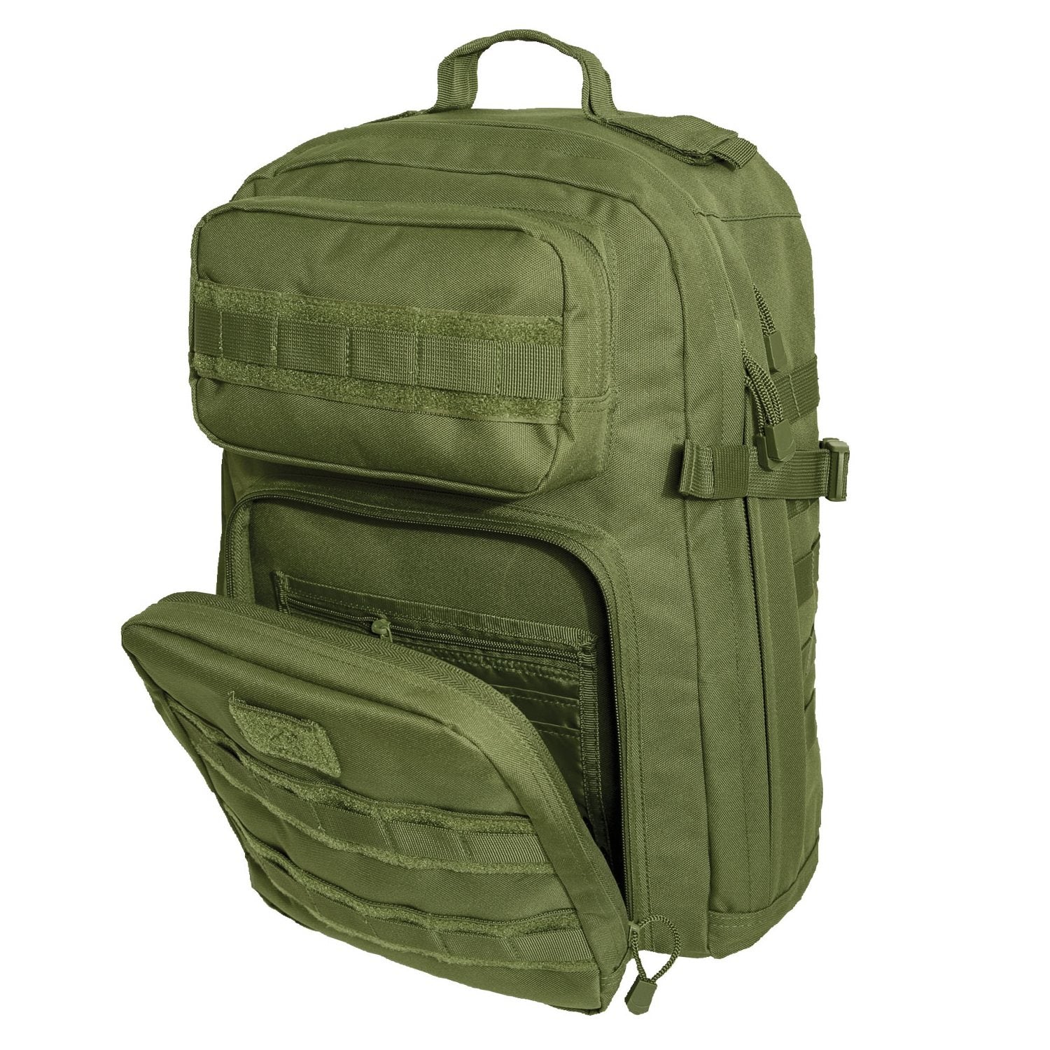 Mochila táctica FAST MOVER negra 35 L con sistema PALS/MOLLE y bolsillo para portátil 15"
