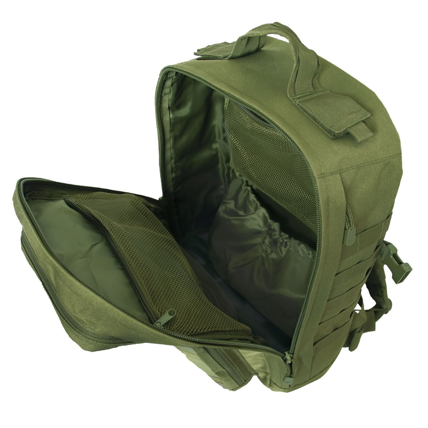 Mochila táctica FAST MOVER negra 35 L con sistema PALS/MOLLE y bolsillo para portátil 15"