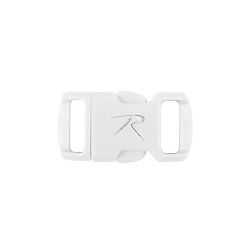 Hebilla FASTEX blanca pequeña 3/8" (9,5 mm) para pulsera paracord