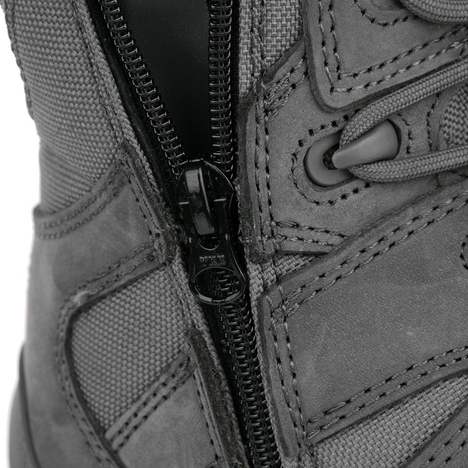 Botas tácticas COMBAT RECON color Wolf Grey con cremallera YKK