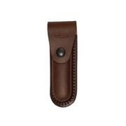 Funda de cuero marrón para navajas Fixir/Hiker/Praktik, apta para variantes con 4 o más herramientas y con enganche para cinturón