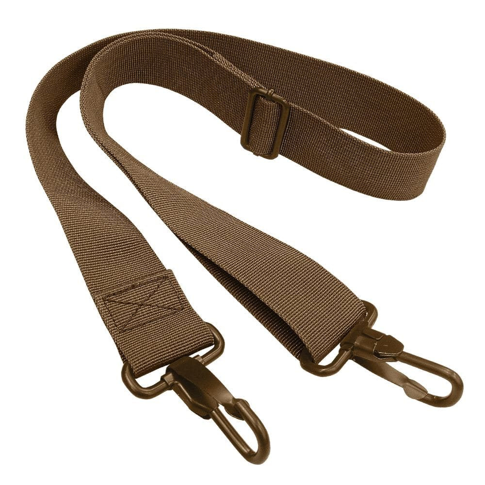 Correa de repuesto verde para hombro con mosquetones metálicos, 4 cm x 68-120 cm