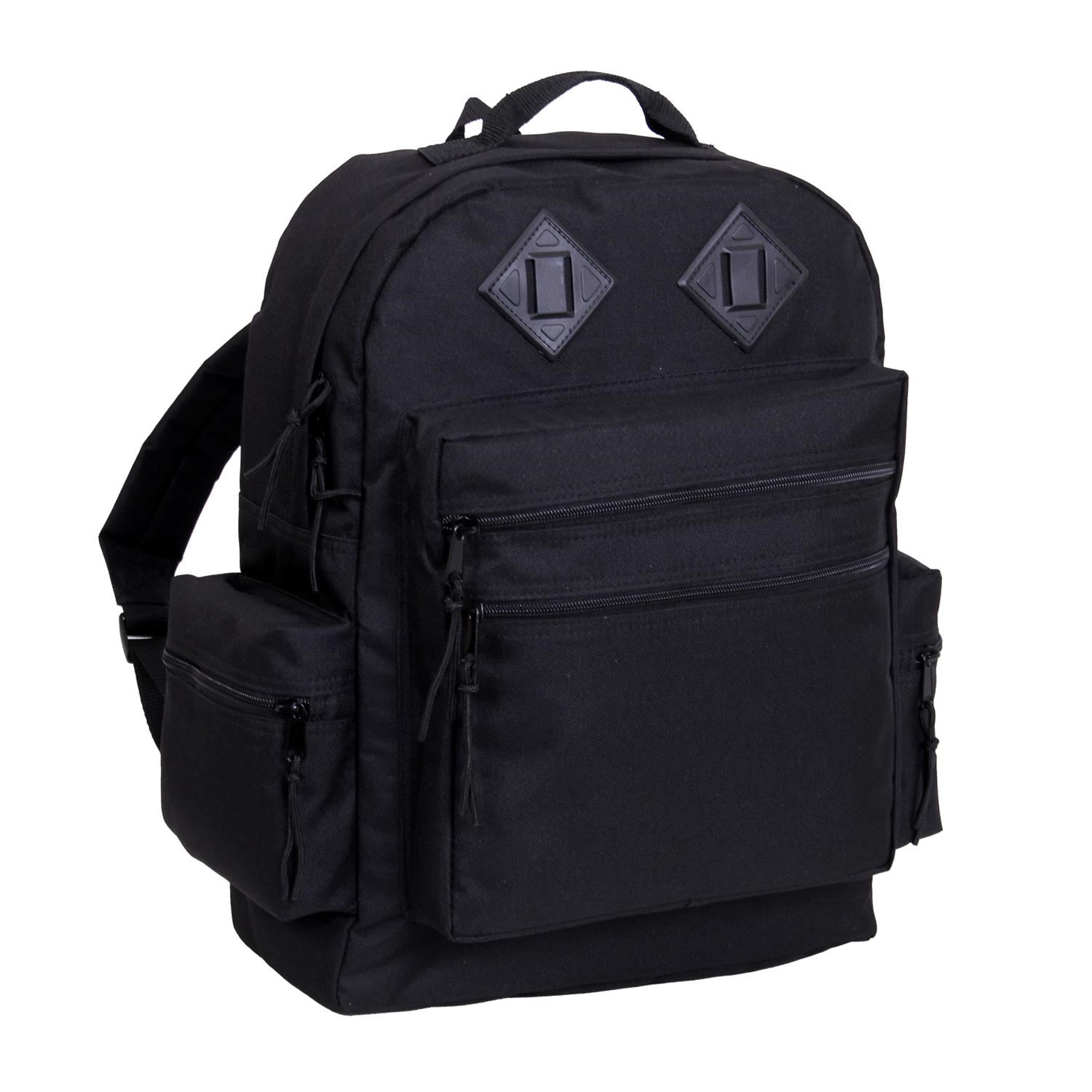 Mochila DELUXE verde, pequeña, poliéster con tratamiento PVC impermeable