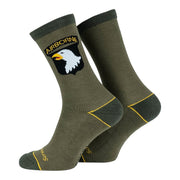 Calcetines 101st Airborne verdes 'Screaming Eagles'