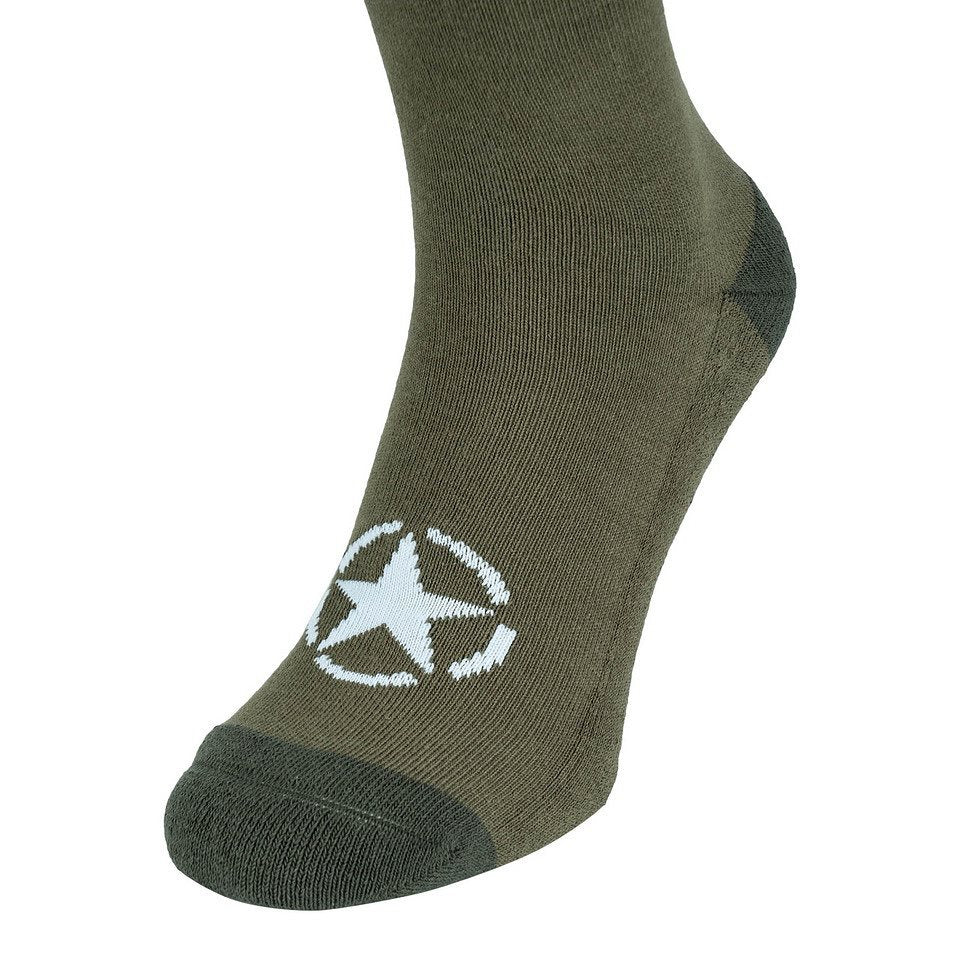 Calcetines verdes US Army WWII con logo