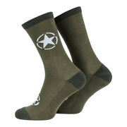 Calcetines verdes US Army WWII con logo