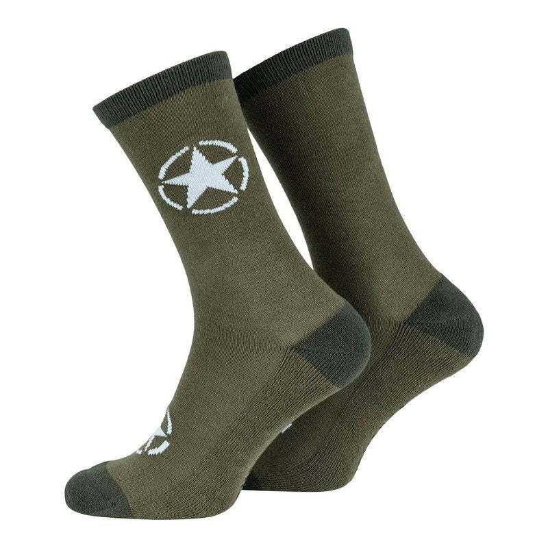 Calcetines verdes US Army WWII con logo