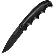 Cuchillo plegable AM-5 Framelock con hoja 8Cr13MoV y acabado negro