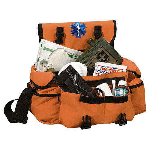 Bolsa médica EMS bandolera en poliéster 1000D para material sanitario (equipo no incluido)