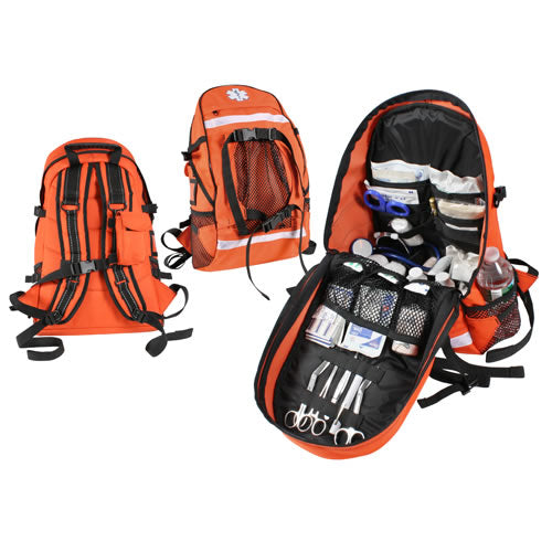 Mochila médica EMS naranja para sanitarios y rescatistas