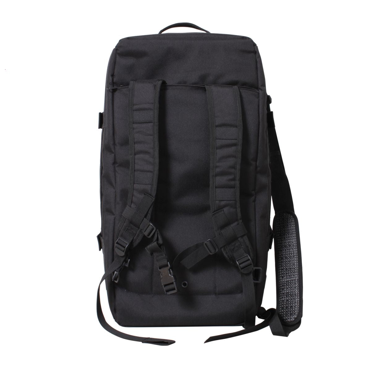 Convertible MISSION 3v1 mochila/bolsa 60 L negra con asa acolchada y correa desmontable