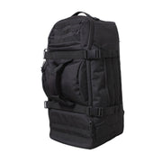 Convertible MISSION 3v1 mochila/bolsa 60 L negra con asa acolchada y correa desmontable