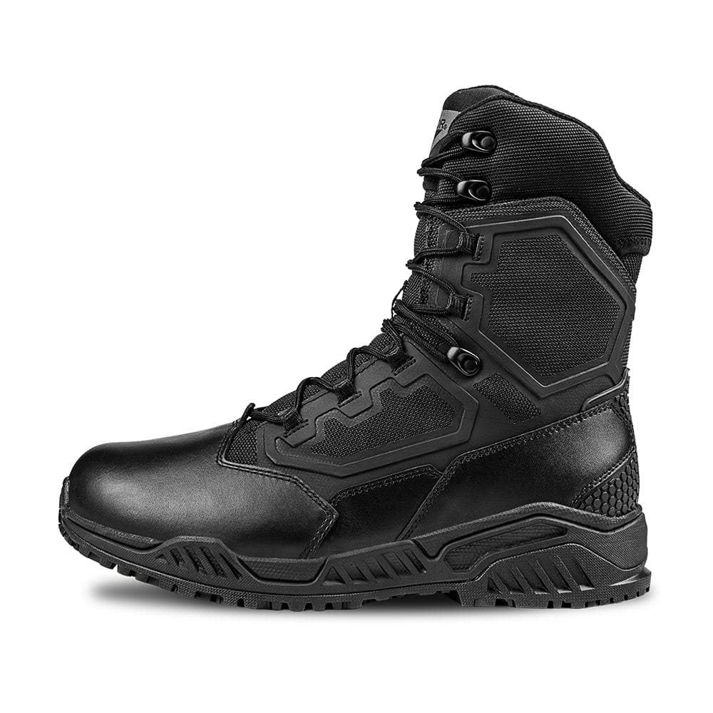 Botas tácticas BRIGADE 8 negras con cremallera lateral YKK, imagen del producto