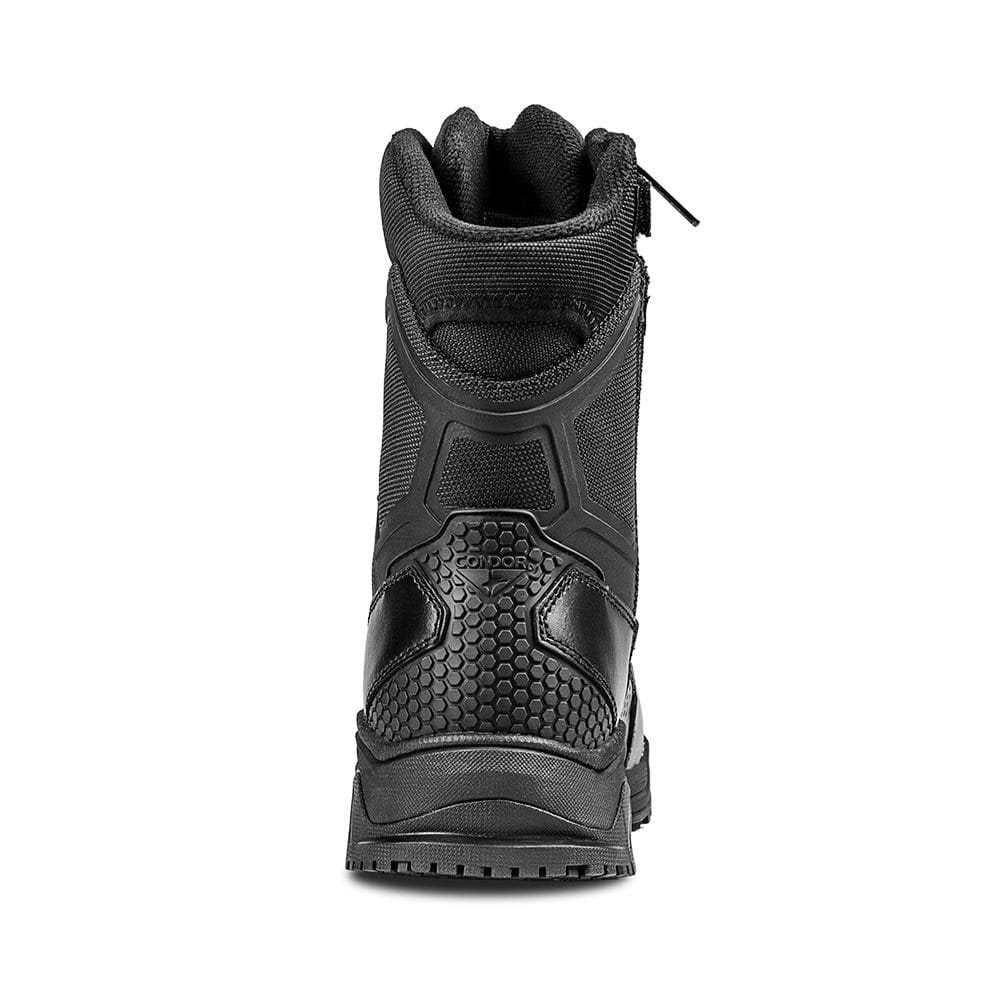 Botas tácticas BRIGADE 8 negras con cremallera lateral YKK, imagen del producto