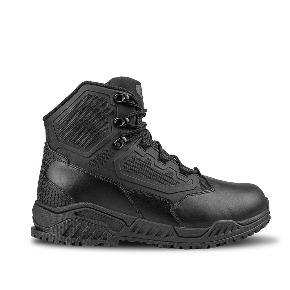 Botas tácticas Brigade 6 negras, botas tobilleras profesionales