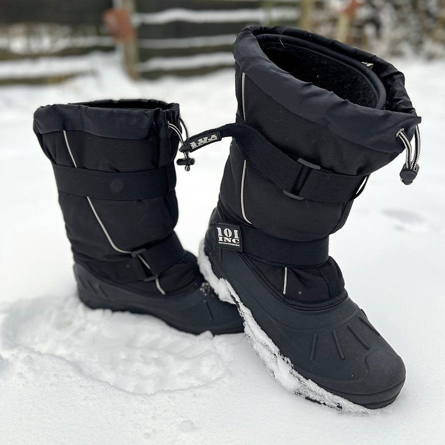 Botas altas de nieve con forro Thinsulate y suela de goma