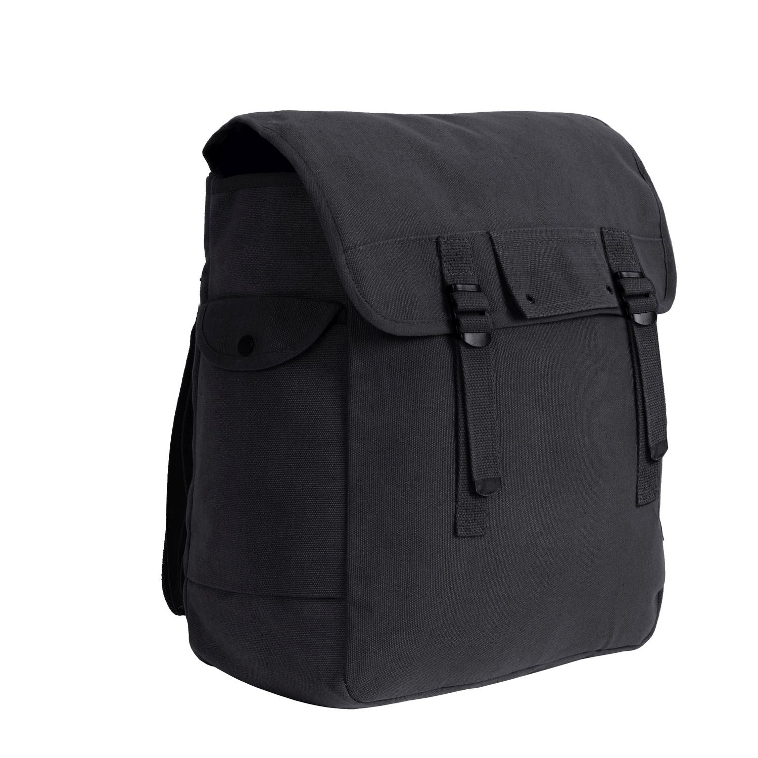 Bolsa JUMBO verde grande estilo militar en lona de algodón