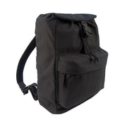 Mochila verde de día con bolsillo en lona de algodón resistente