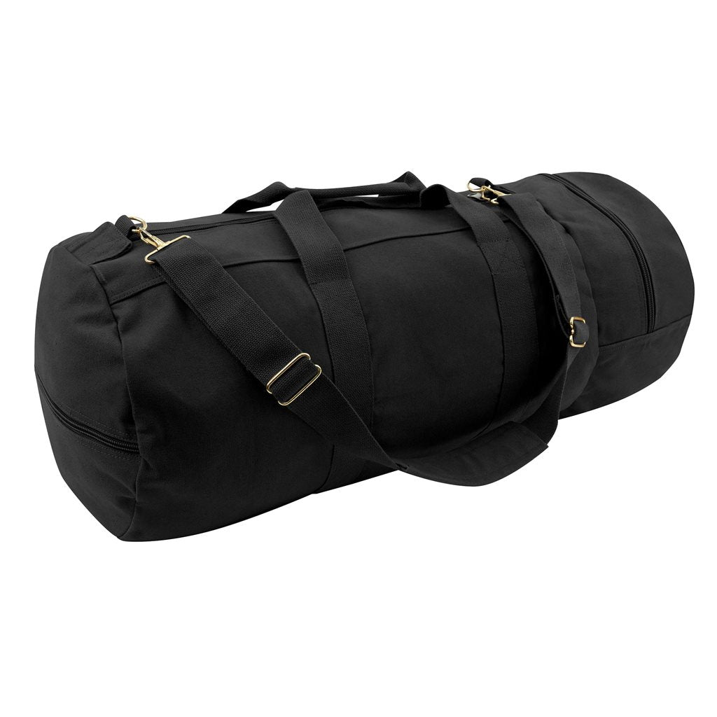 Bolsa deportiva cilíndrica negra 75 x 33 cm