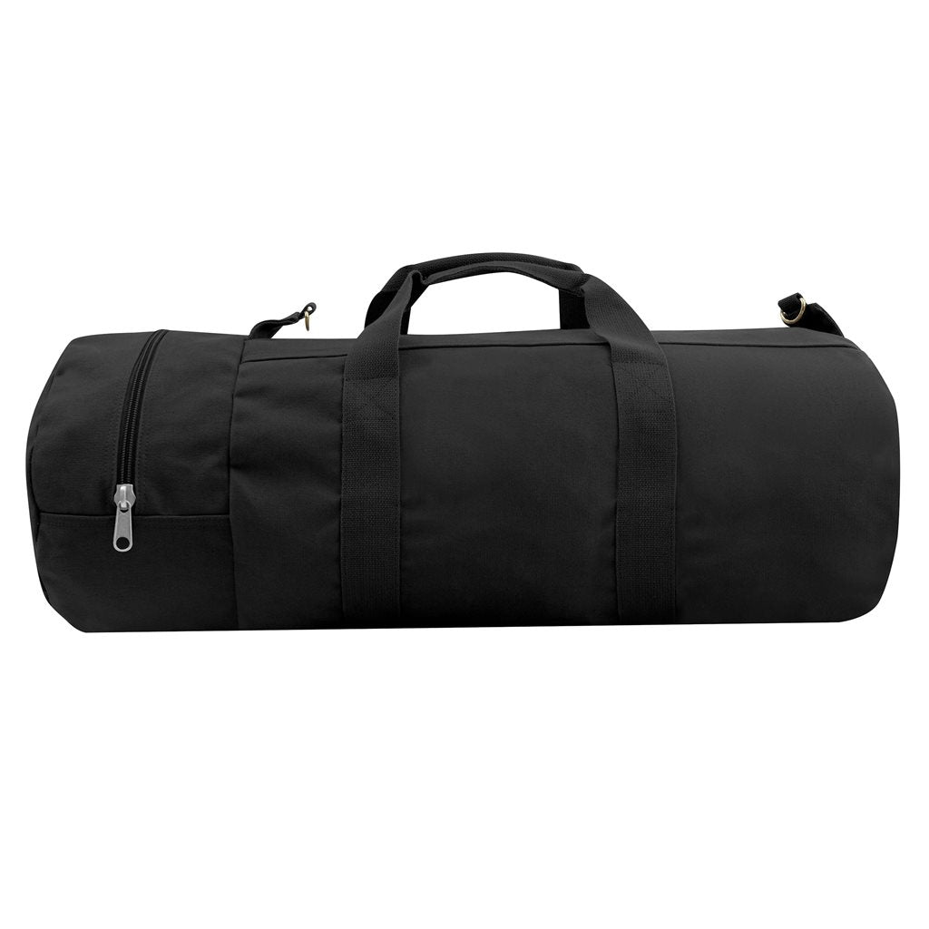 Bolsa deportiva cilíndrica negra 75 x 33 cm