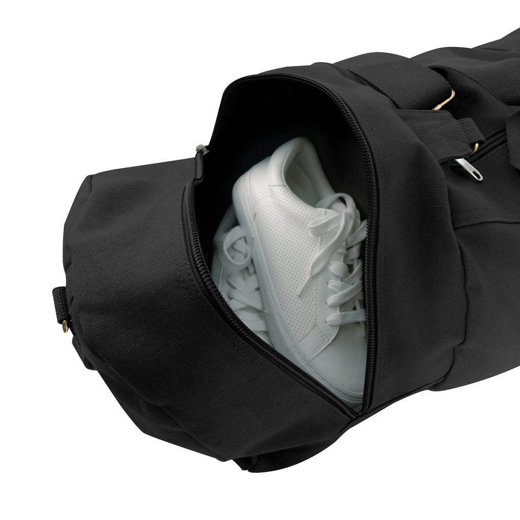 Bolsa deportiva cilíndrica negra 75 x 33 cm