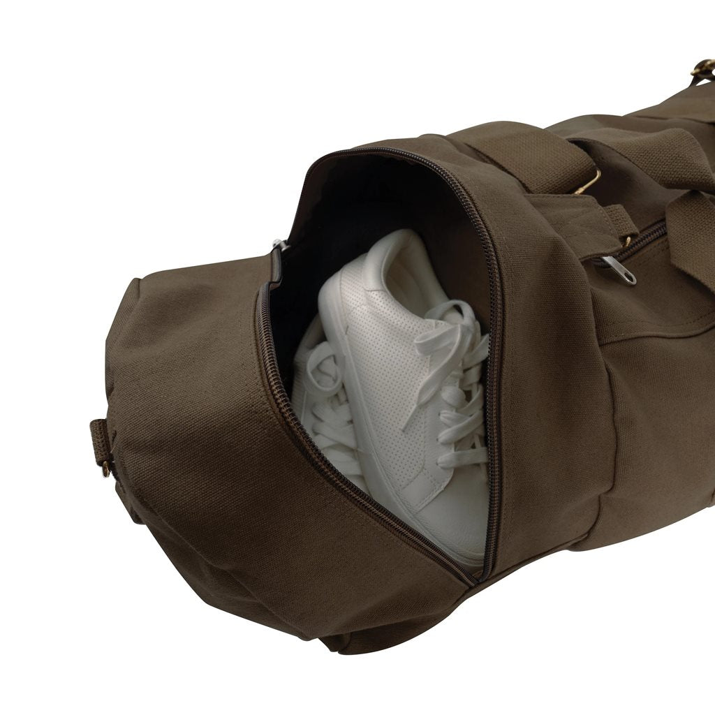 Bolsa deportiva cilíndrica negra 75 x 33 cm