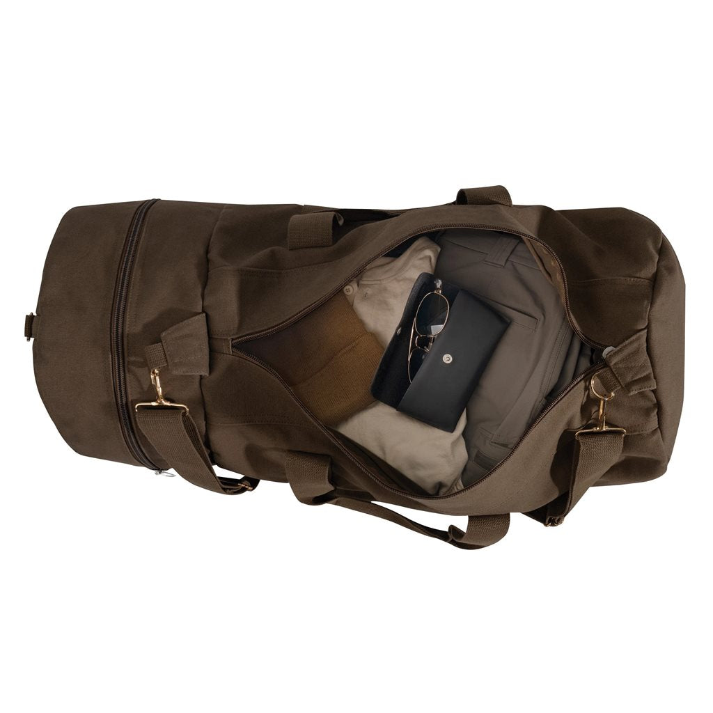 Bolsa deportiva cilíndrica negra 75 x 33 cm