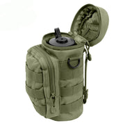 Funda MOLLE para botella verde en poliéster 600D