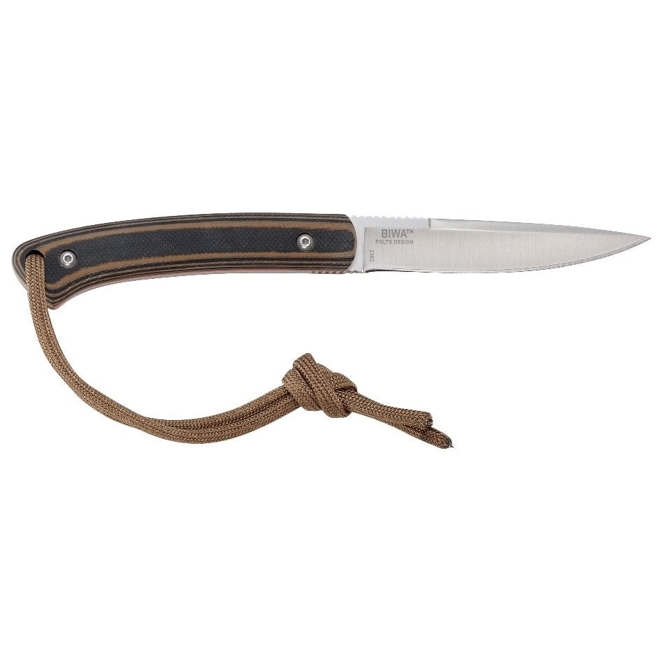 Cuchillo BIWA con hoja fija de acero 8Cr13MoV y mango G10 con funda termoplastica
