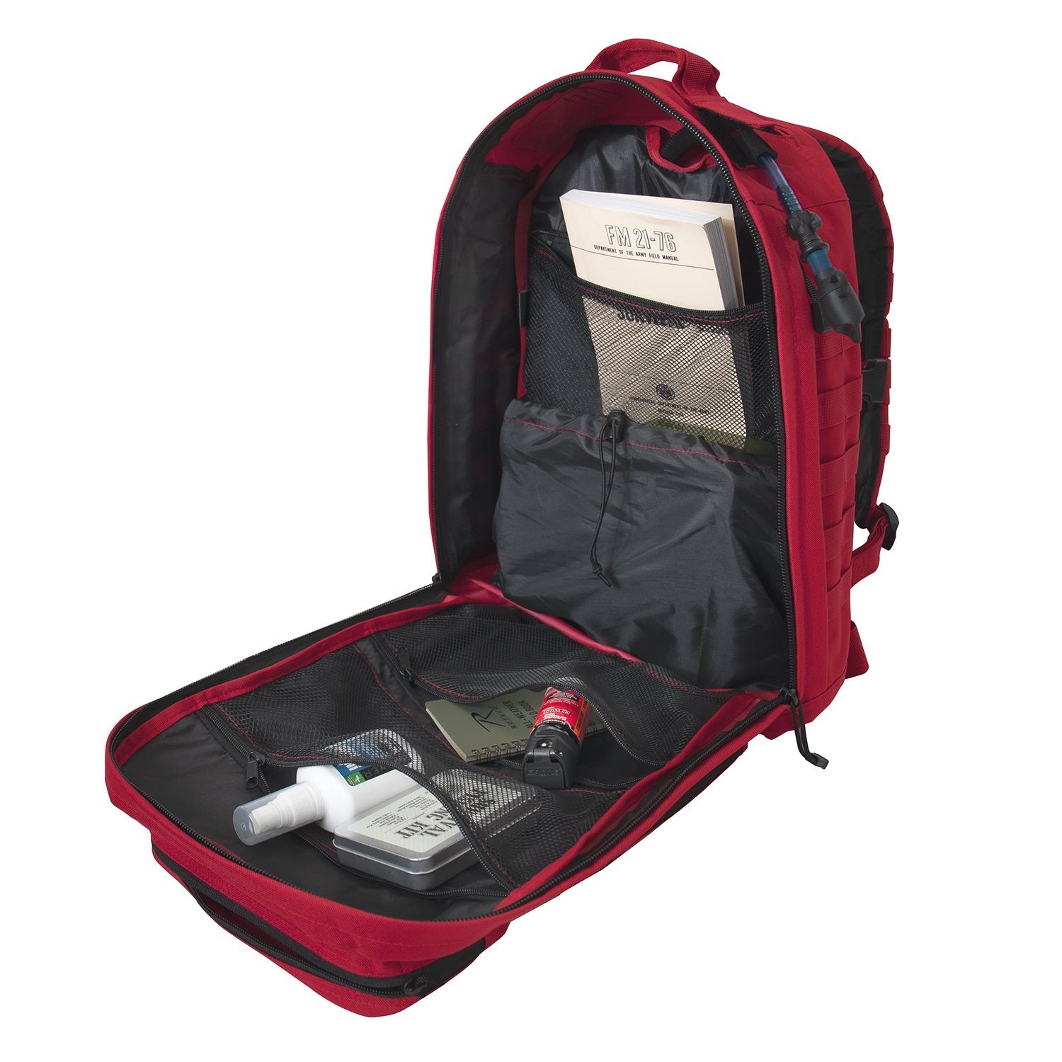 Mochila táctica FAST MOVER negra 35 L con sistema PALS/MOLLE y bolsillo para portátil 15"