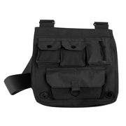 Bolso bandolera Venturer TM Survivor negro de lona con múltiples bolsillos 25×28×13 cm