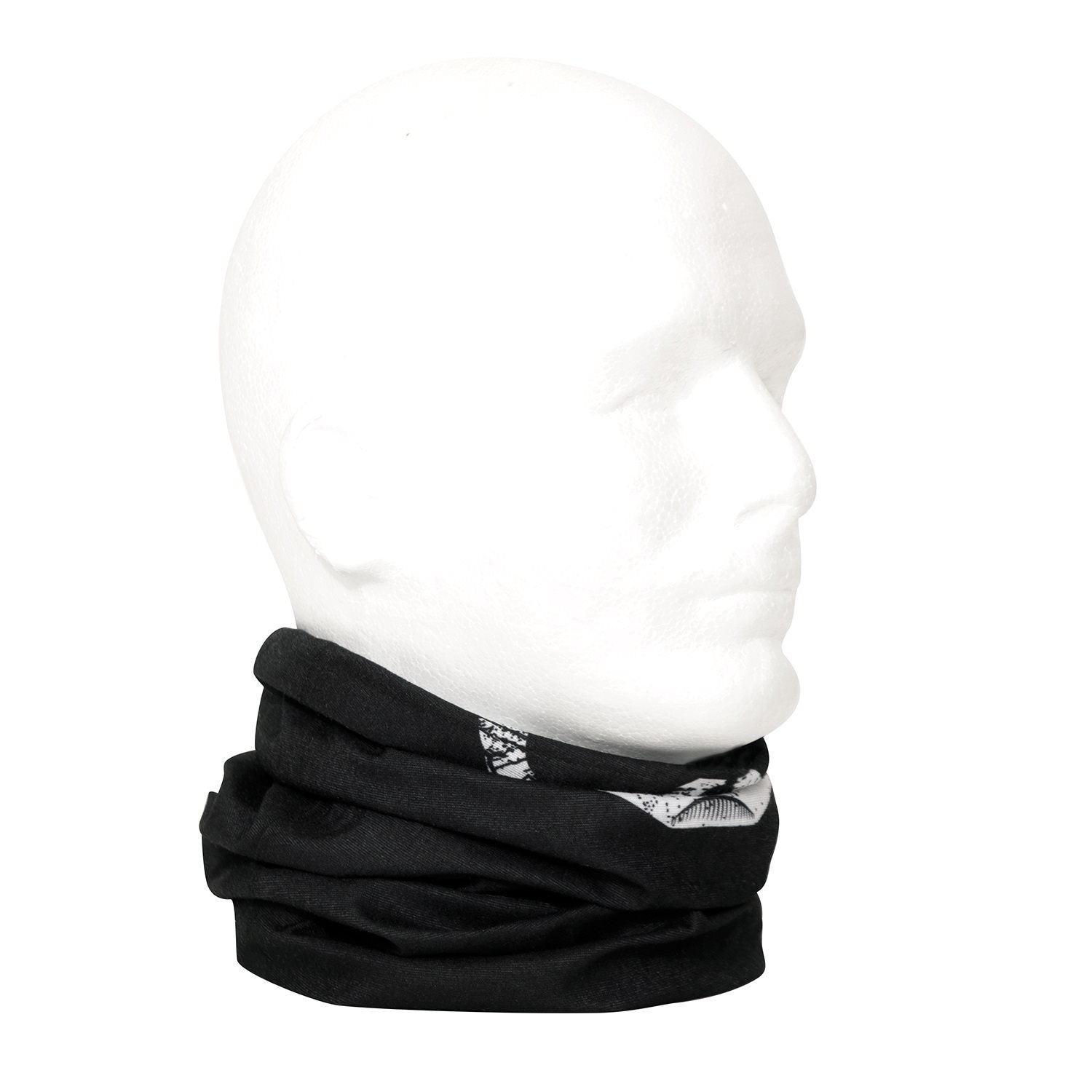 Pañuelo HEADGEAR multifunción negro con calavera