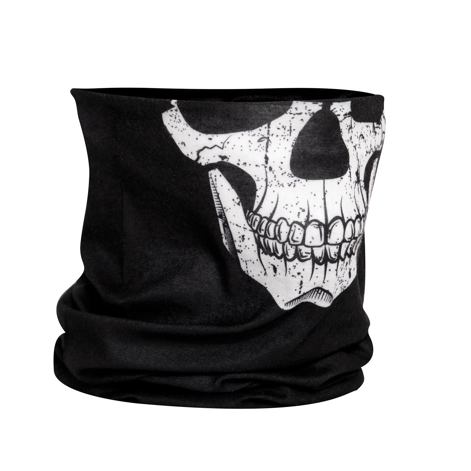 Pañuelo HEADGEAR multifunción negro con calavera