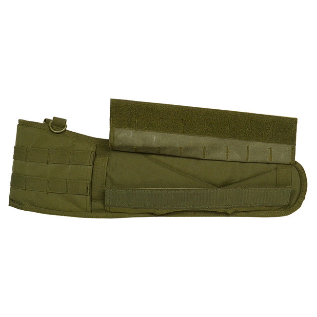 Cinturón de combate Opasek II GEN MOLLE ancho verde con filas PALS y anillas en D