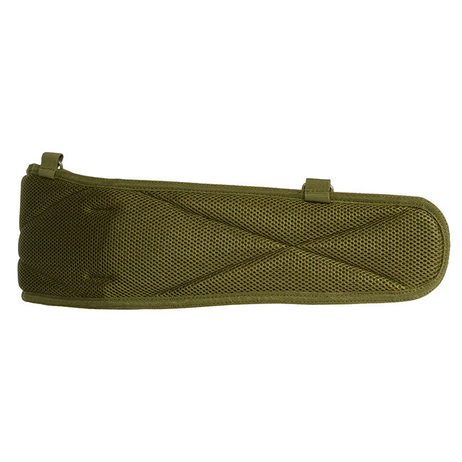 Cinturón de combate Opasek II GEN MOLLE ancho verde con filas PALS y anillas en D