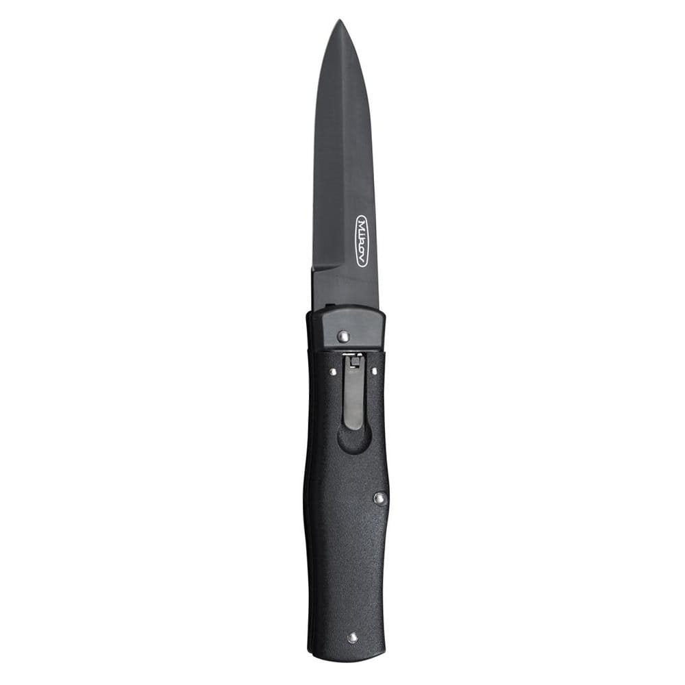 Cuchillo Predator Blackout negro MIKOV con hoja Böhler N690 y empuñadura ABS