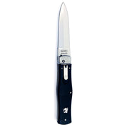 Cuchillo arrojadizo PREDATOR negro, hoja acero inoxidable 420, longitud 120 mm