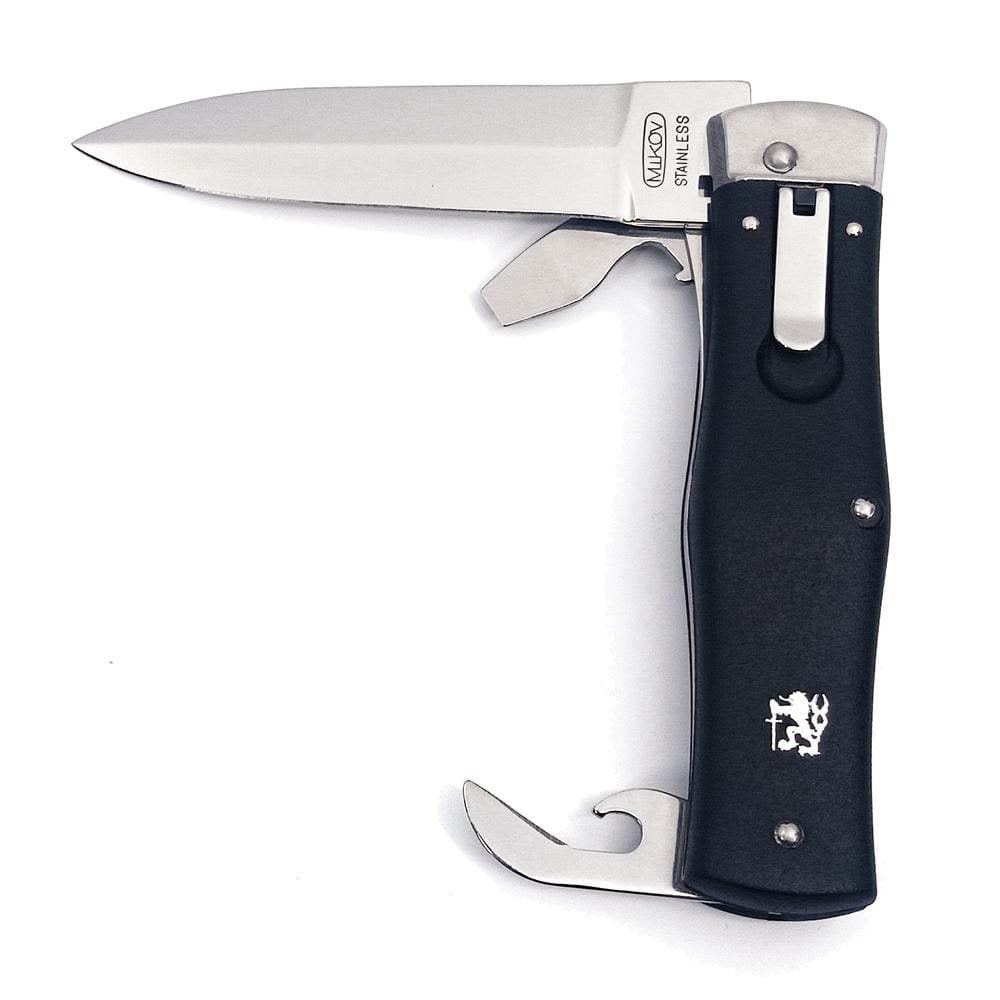 Cuchillo arrojadizo PREDATOR negro, hoja acero inoxidable 420, longitud 120 mm