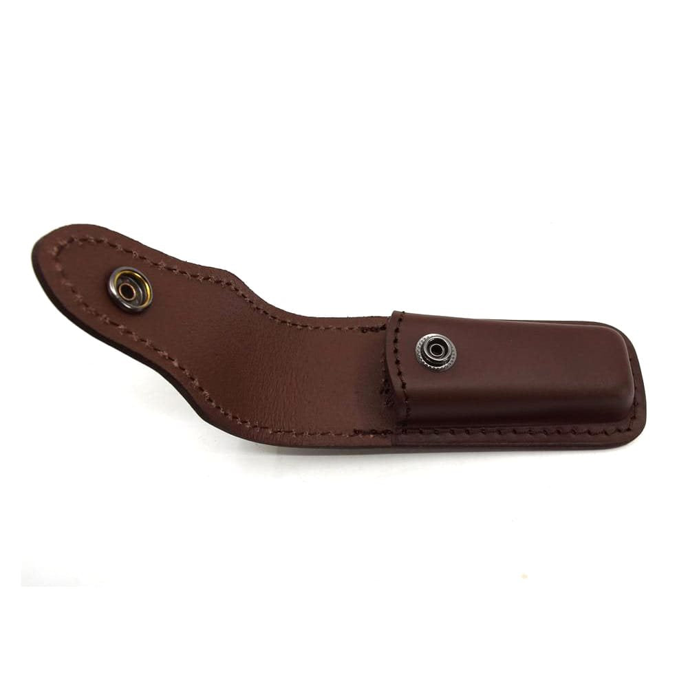 Cuchillo arrojadizo 2/KP con hoja de acero 420 y empuñadura de paroh, con funda de cuero