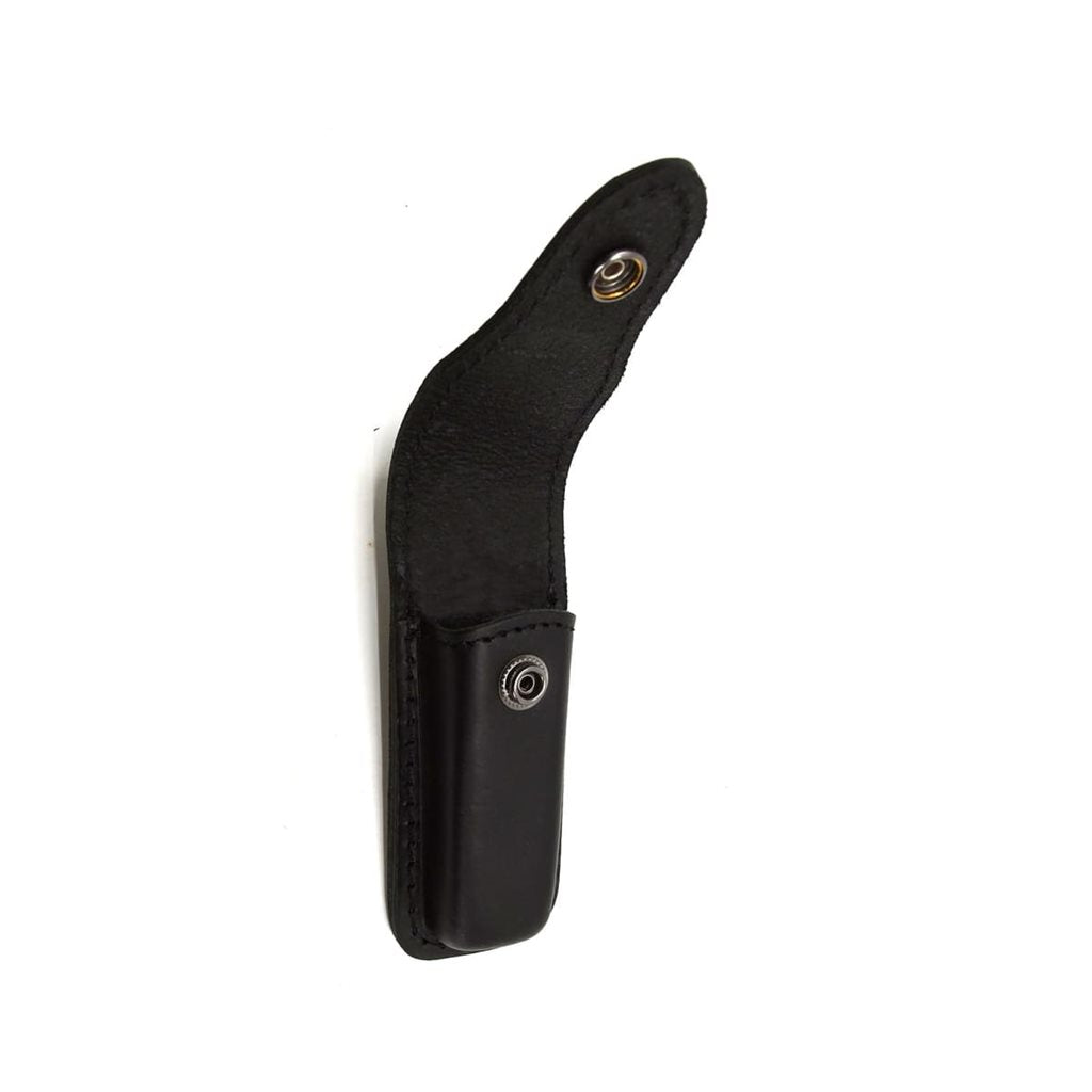 Cuchillo arrojadizo con mango de cuerno de bufalo y funda de cuero, hoja 95 mm, acero 420