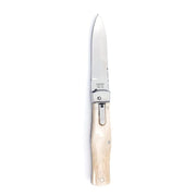 Cuchillo arrojadizo WILDCAT con hoja RWL34 y empuñadura de hueso