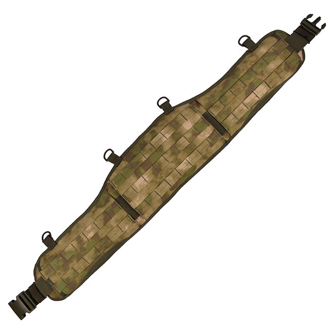 Cinturón COMBAT táctico negro de nylon con sistema MOLLE