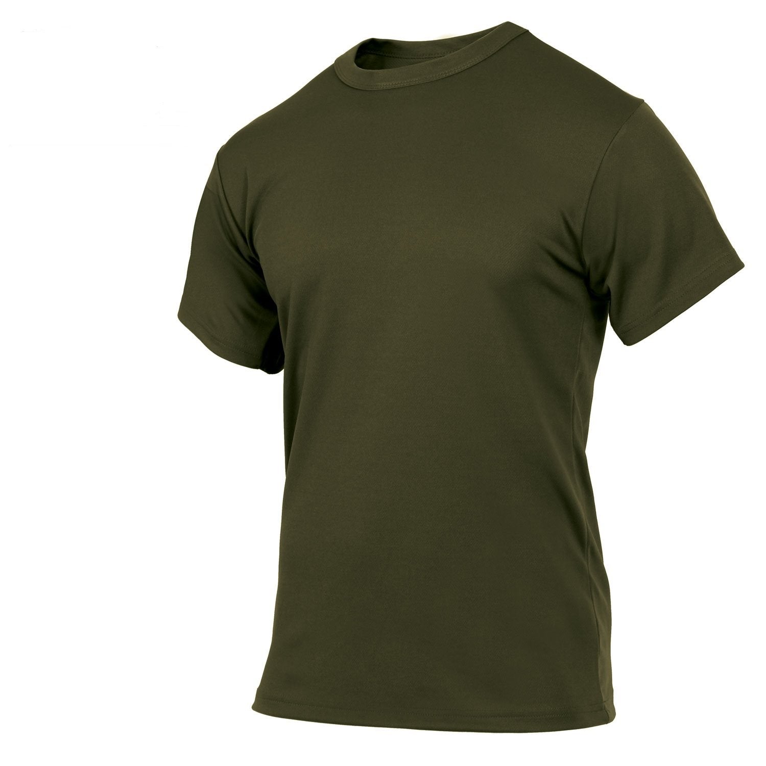 Camiseta técnica verde Rothco secado rápido 100% poliéster