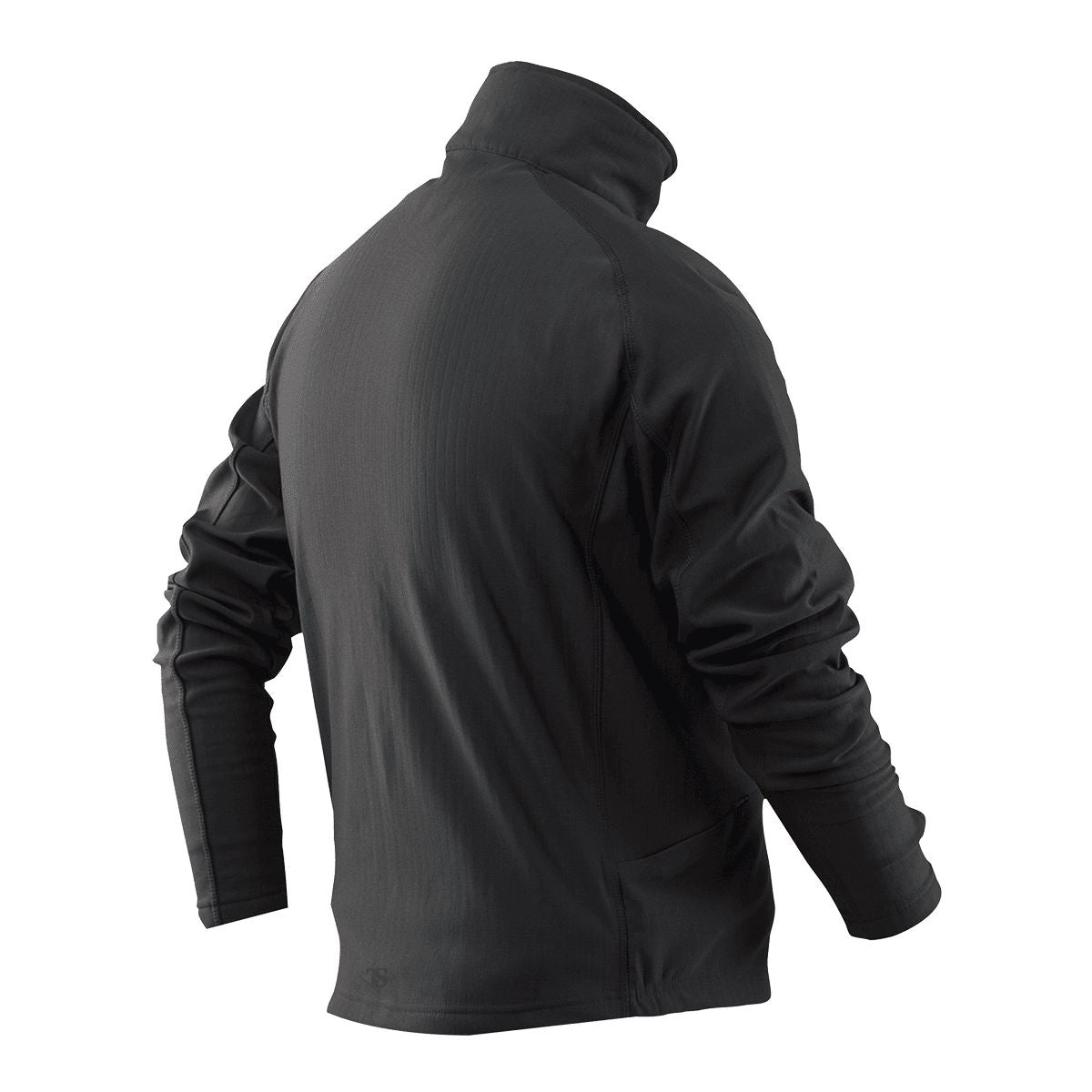 Camiseta 24-7 GRID FLEECE negra manga larga