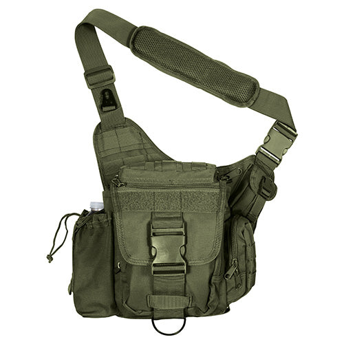 Bandolera táctica ADVANCED EDC ROTHCO en poliéster 600 denier vista frontal
