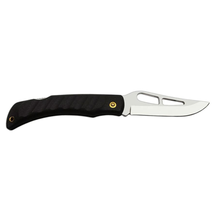 Navaja plegable NH-1/A con hoja de acero inoxidable 420 y mango de plástico negro