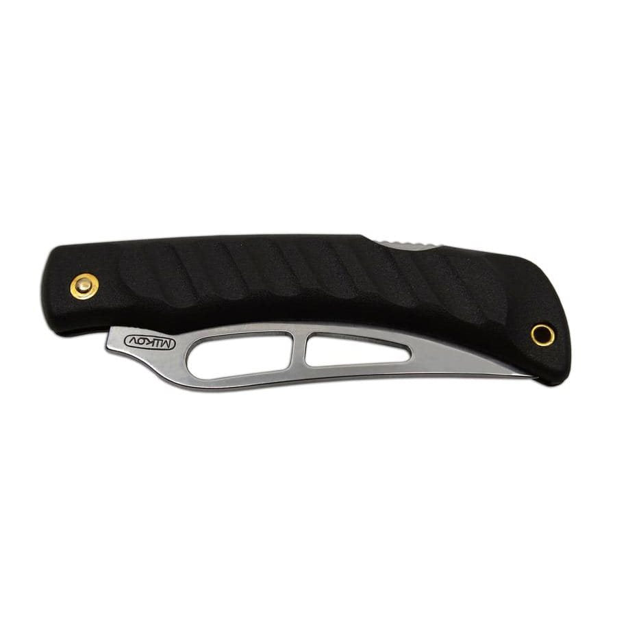 Navaja plegable NH-1/A con hoja de acero inoxidable 420 y mango de plástico negro